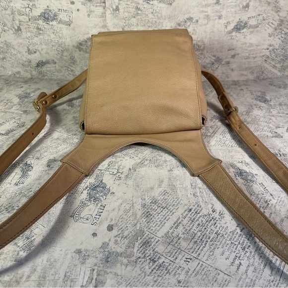 libaire Leather Saddle Style Backpack - Vintage - Picture 8 of 13
